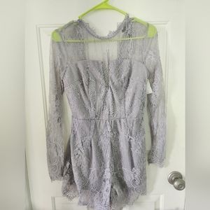 Fashion Nova Lace Romper